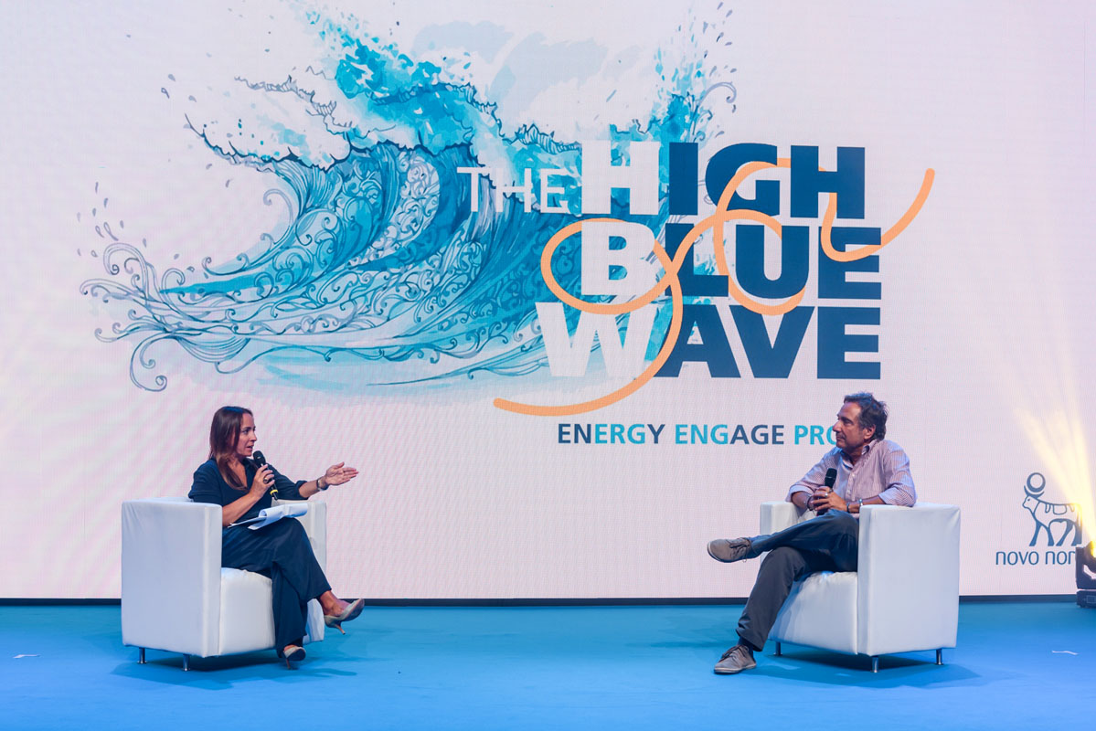 The Line Above and Below The Blue High Wave 24